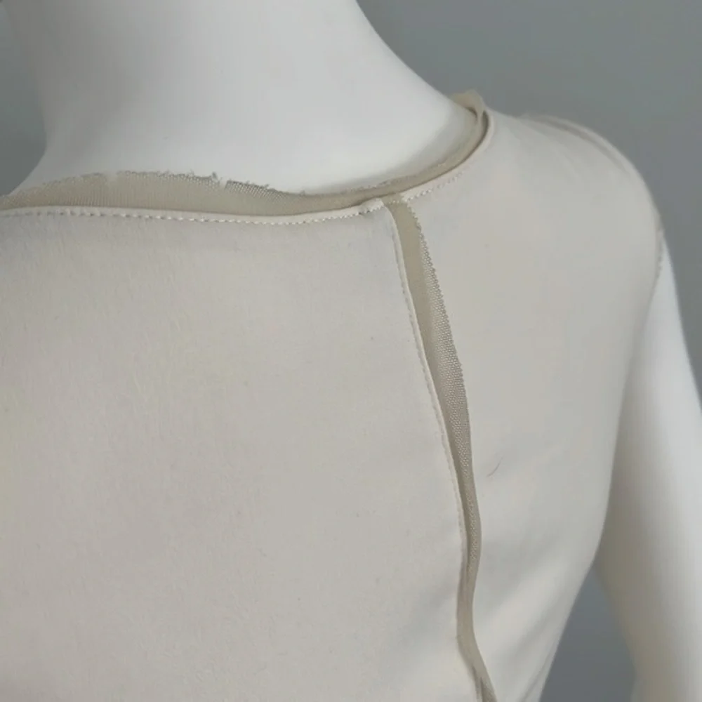 Graham & spencer tunic slip‎ dress cream sleeveless dress - Picture 8 of 10